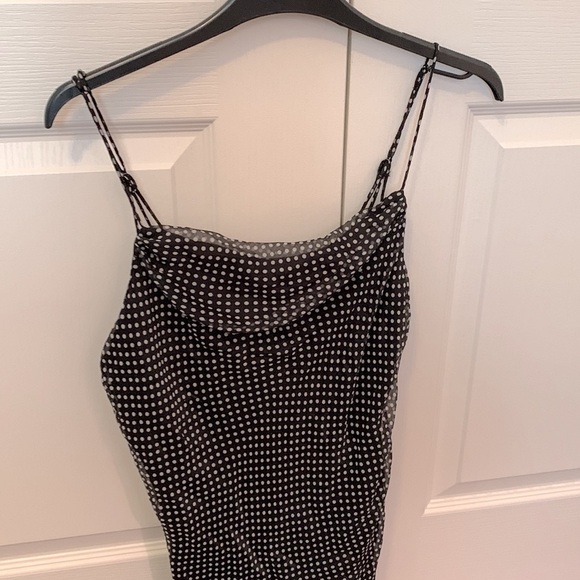 UO| Black and White dot Maxi Dress - Picture 7 of 7